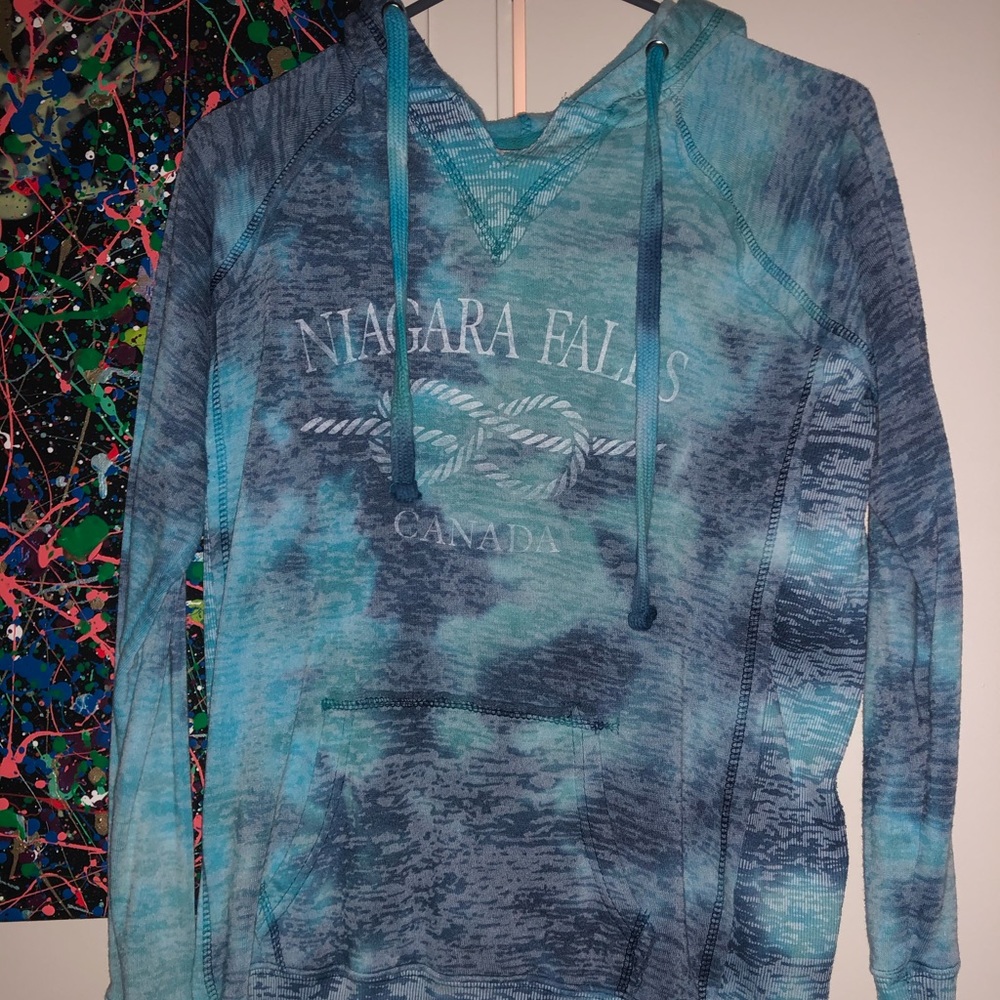 Blue sweatshirt